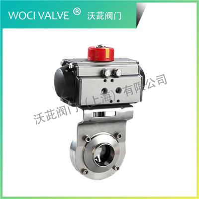 D681 Pneumatic Sanitary Butterfly Valve