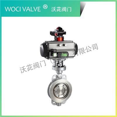 D673H/F Pneumatic Hard Seal Clamp Butterfly Valve